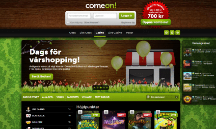 400 % bonus hos Comeon väntar nya kunder